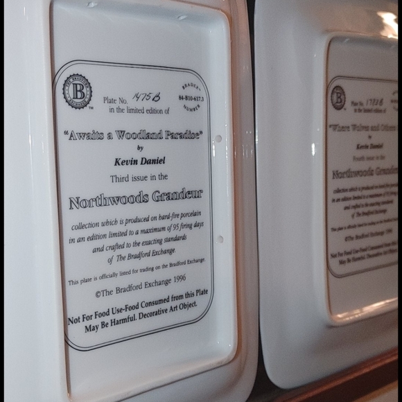 COPY - Collectible plate set of 4 - Picture 11 of 13